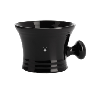 Mühle Juodo porceliano skutimosi puodelis su rankenėle RN 46, 1 vnt.