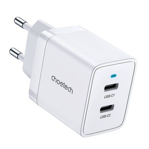 Wall Charger Choetech Q5006 2x USB-C, 40W (white)