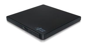 Hitachi-LG Slim Portable DVD-Writer optinių diskų įrenginys DVD±RW Juoda