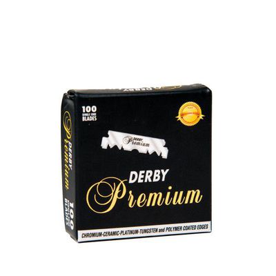Derby Premium Vienašmeniai peiliukai, 100 vnt.