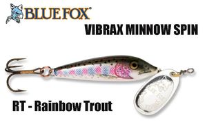 Sukriukė Blue Fox Minnow Spin Vibrax Raibow Trout 5.5 g