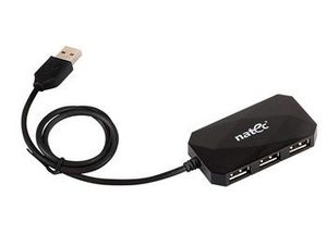 NATEC NHU-0647 USB HUB 4-Port LOCUST USB 2.0 Black