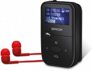 Sencor SFP 4408BK MP3 Player 8GB FM