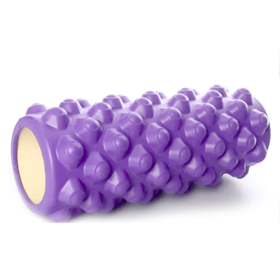 Masažinis Jogos Volas THOMS FoamRoll 33x13 cm. Violetinis