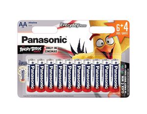 Baterijos Panasonic LR6 EPS 6+4BP Angry Birds