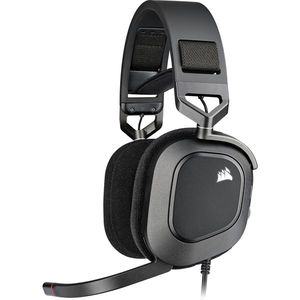 Ausinės Corsair RGB USB Gaming Headset HS80 Built-in microphone, Carbon, Wired, Over-Ear