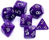 REBEL RPG Dice Set - Pearl - Violet