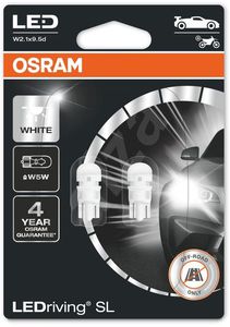 LED OSRAM lemputė w5w 12V White