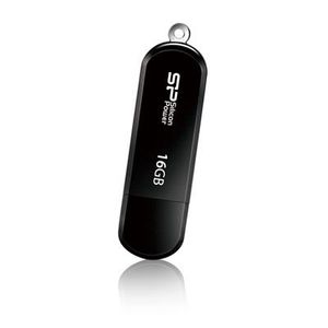 USB raktas Silicon Power 16GB LuxMini 322 16GB USB 2.0 Black