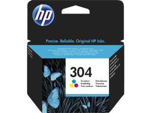  HP 304 Tri-color trij&#x173; spalv&#x173; ra&#x161;alo kaset&#x117; 