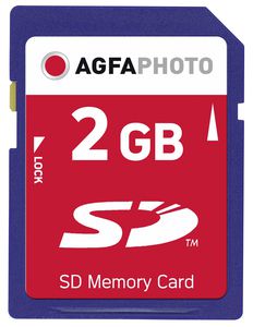 AgfaPhoto SD Card 2GB 133x Premium