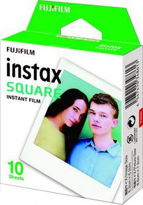 Momentinės fotoplokštelės instax SQUARE GLOSSY(10pl)