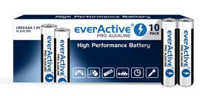 Baterijos LR03 everActive Pro Alkaline LR03 10xAAA