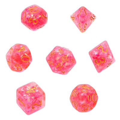 REBEL RPG dice set - Dense core - Peach