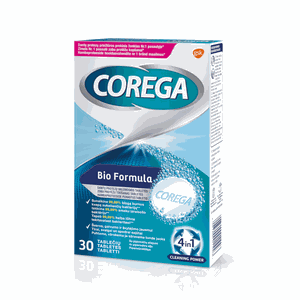 COREGA BIO-FORMULA dantų protezų valymo tabletės N30