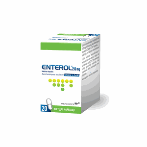 Enterol 250 mg kietosios kapsulės N20