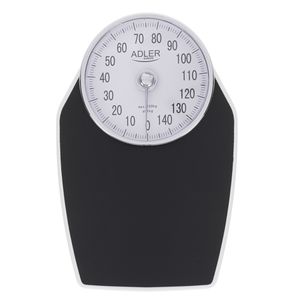 Svarstyklės Adler Mechanical Bathroom Scale AD 8177 Maximum weight (capacity) 150 kg, Accuracy 1000 g, Black