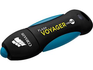 Corsair Flash Drive Voyager 256 GB, USB 3.0, Black/Blue
