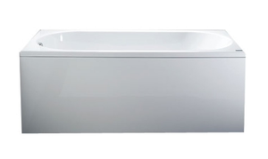 Akmens masės vonia VIANA 160x72cm, stačiakampė, balta