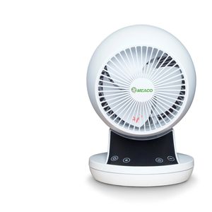 Stalinis ventiliatorius MEACO Air Circulator MeacoFan 360 Table Fan, Number of speeds 12, 10 W, Oscillation, White