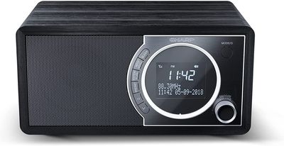 Radijo imtuvas Sharp DR-450(BK) Digital Radio, FM/DAB/DAB+, Bluetooth 4.2, Alarm function, Midnight Black | Sharp | Digital Radio | DR-450(BK) | Midni