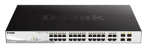 Komutatorius (Switch) D-Link DGS-1210-28MP Web Management