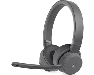 Lenovo Go Wireless ANC Headset with Charging Stand Built-in microphone, Over-Ear, Noice canceling, Bluetooth, USB Type-C, Storm Grey