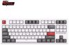 Royal Kludge RK R87 RGB white wired keyboard | 80%, Hot-swap, Red switches, US