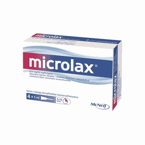Microlax 625 mg/90 mg/9 mg/ml tiesiosios žarnos tirpalas N4