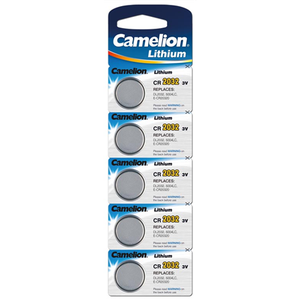 Camelion Lithium Button celles 3V (CR2032), 5-pack