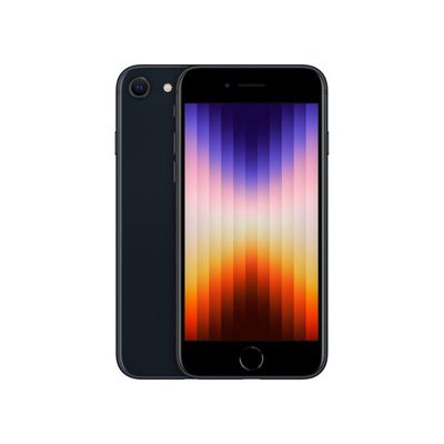Mobilusis telefonas Apple iPhone SE 3rd Gen Midnight, 4.7", Retina IPS LCD, 1334 x 750 pixels, Apple, A15 Bionic, Internal RAM 4 GB, 64 GB, Single SIM