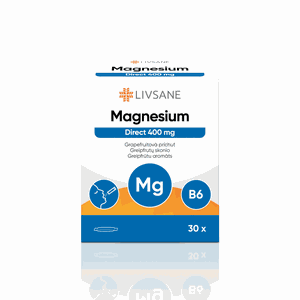 Livsane MAGNESIUM DIRECT 400 mg paketėliai N30