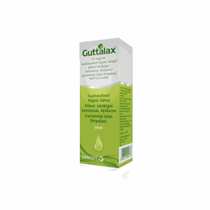 Guttalax 7,5 mg/ml geriamieji lašai (tirpalas) 30 ml