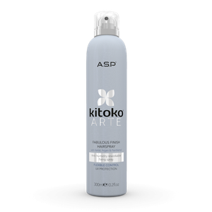 A.S.P. Luxury Haircare Kitoko Arte Fabulous Finish Hair Spray Lanksčios fiksacijos plaukų lakas, 300ml