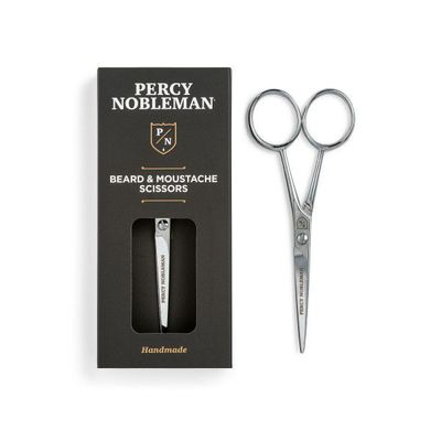 Percy Nobleman Beard &amp; Moustache Scissors Barzdos ir ūsų formavimo žirklės, 1 vnt.