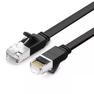 UGREEN Cat 6 UTP Flat Ethernet RJ45 Cable Pure Copper 0.5m (black)