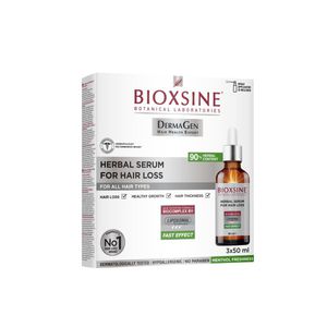 Bioxsine DermaGen Herbal Serum For Hair Loss Serumas nuo plaukų slinkimo, 3x50ml