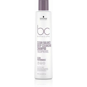 Schwarzkopf Professional BC Clean Balance Deep Cleansing Shampoo Giliai valantis šampūnas, 250ml