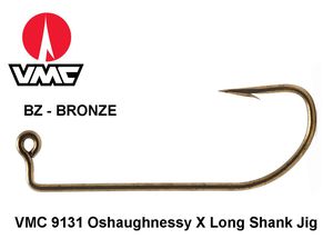 Kabliukas galvakabliams VMC 9131BZ OShaughnessy Bronze 5/0
