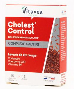 Maisto papildas VITAVEA Cholest'control cholesterolio kontrolei N15