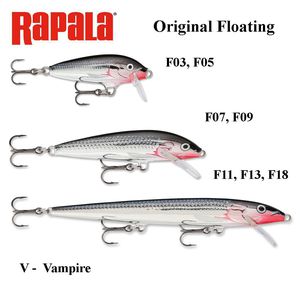Vobleris Rapala Original Floating V - Vampire 3 cm
