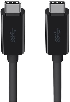 Belkin USB-C/USB-C Monitorkabel 2m 100W schwarz F2CU049bt2M-BLK