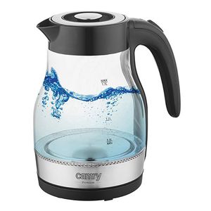 Virdulys Camry Kettle CR 1300 Electric, 2200 W, 1.7 L, Stainless steel, 360° rotational base, Black