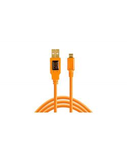 Tether Tools TetherPro USB 2.0 A Male to Micro B 5-pin orange