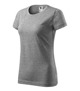 Moteriški Marškinėliai MALFINI Basic 134, Tamsus Melanžas