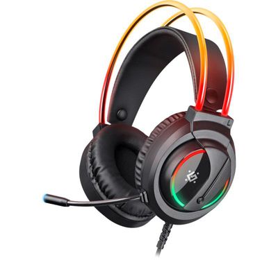 Defender HEADPHONES WITH MICROPH ONE FLAME RGB