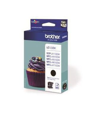 BROTHER LC-123 ink cartridge black high capacity 600 pages 1-pack