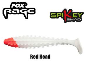 Minkštas masalas Fox Rage SPIKEY SHAD Red Head 9 cm