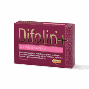 Difolin+ kapsulės N30