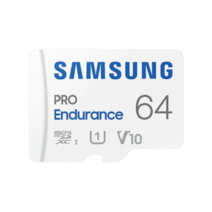 SAMSUNG PRO Endurance microSD 64GB UHS-I U1 Class10 R100/W30 up to 35040 hours incl SD Adapter 2022